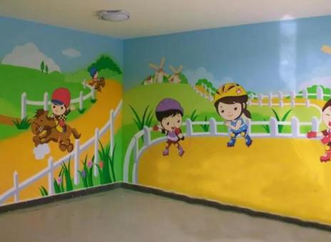 秭归幼儿园墙体彩绘制作流程及注意事项