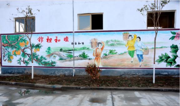 秭归乡镇文化墙 乡风文明焕发新活力